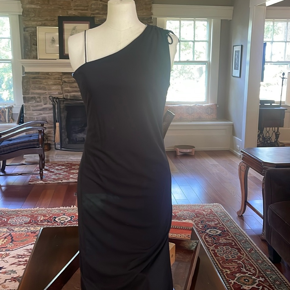 Long Slim One Shoulder Maxi Sz 6/8
